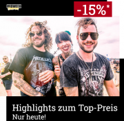 Nur heute 15% Rabatt auf &uuml;ber 8.300 ausgew&auml;hlte Sommer Outfits bei EMP