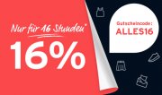 Nur heute 16% Extra-Rabatt auf bereits reduzierte Artikel im Tchibo Shop