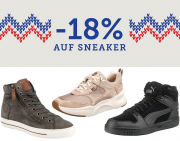 Nur heute 18% Rabatt auf &uuml;ber 13.000 Sneaker f&uuml;r Damen und Herren bei Mirapodo