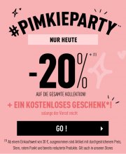 Nur heute 20% auf alles + Geschenk bei Pimkie