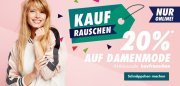 Nur heute 20% auf Damenmode inkl. Damenschuhe im Galeria Karstadt Kaufhof Shop