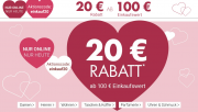 Nur heute 20 Euro Rabatt ab 100 Euro Einkaufswert im Karstadt Shop
