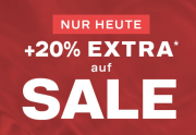 Nur heute 20% Extra-Rabatt auf alle bereits reduzierte SALE-Artikel bei Deichmann