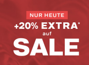 Nur heute 20% Extra-Rabatt auf alle bereits reduzierte SALE-Artikel bei Deichmann