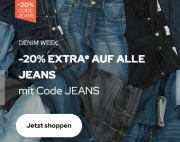 Nur heute 20% Extra-Rabatt auf alle Jeans f&uuml;r Damen und Herren + gratis Versand bei Dress For Less