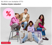 Nur heute 20% Extra-Rabatt auf ausgew&auml;hlte Fashion Styles f&uuml;r Damen, Herren und Kinder bei Otto