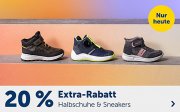 Nur heute 20% Extra-Rabatt auf Halbschuhe & Sneakers f&uuml;r Kids bei MyToys