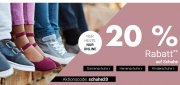 Nur heute 20% Rabatt auf alle Damen-, Herren-, und Kinderschuhe im Karstadt Shop
