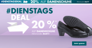 Nur heute 20% Rabatt auf alle Damenschuhe im Galeria Karstadt Kaufhof Shop