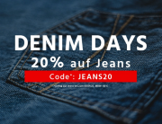 Nur heute 20% Rabatt auf alle Jeans bei Jeans Direct