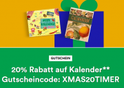 Nur heute 20% Rabatt auf alle Kalender f&uuml;r 2020 im Thalia Shop