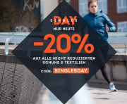 Nur heute 20% Rabatt auf alle nicht reduzierten Schuhe & Textilien im SportScheck Shop