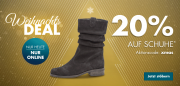 Nur heute 20% Rabatt auf alle Schuhe im Galeria Karstadt Kaufhof Shop
