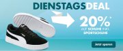 Nur heute 20% Rabatt auf alle Schuhe im Galeria Kaufhof Shop