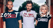 Nur heute 20% Rabatt auf alle T-Shirts im Mustang Shop
