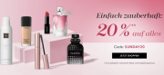 Nur heute 20% Rabatt auf ALLES au&szlig;er reduzierte Produkte im Douglas Shop