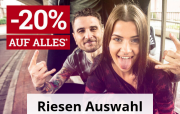 Nur heute 20% Rabatt auf alles bei EMP
