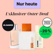 Nur heute 20% Rabatt auf alles von JIL SANDER bei Flaconi