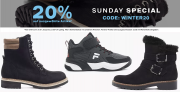 Nur heute 20% Rabatt auf ausgew&auml;hlte Winterschuhe f&uuml;r Damen, Herren und Kinder bei Deichmann