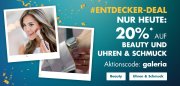 Nur heute 20% Rabatt auf Beauty, Uhren und Schmuck im Galeria Karstadt Kaufhof Shop