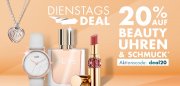 Nur heute 20% Rabatt auf Beauty, Uhren und Schmuck im Galeria Karstadt Kaufhof Shop
