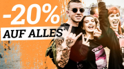 Nur heute 20% Rabatt auf das komplette Bekleidungssortiment bei EMP