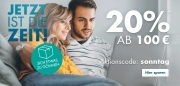 Nur heute 20% Rabatt auf eine gro&szlig;e Auswahl an Marken im Galeria Karstadt Kaufhof Shop