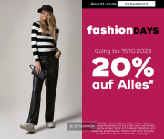 Nur heute 20% Rabatt auf fast alles bei Mister Lady