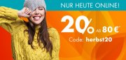 Nur heute 20% Rabatt auf fast ALLES im Galeria Karstadt Kaufhof Shop