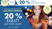 Nur heute 20% Rabatt auf fast alles im Karstadt Shop