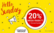 Nur heute 20% Rabatt auf fast alles + kostenloser Versand bei Weltbild