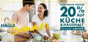 Nur heute 20% Rabatt auf K&uuml;che und Haushalt im Galeria Karstadt Kaufhof Shop