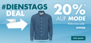 Nur heute 20% Rabatt auf Mode f&uuml;r die ganze Familie im Galeria Karstadt Kaufhof Shop
