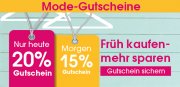Nur heute 15% Rabatt auf Mode im Babymarkt Shop