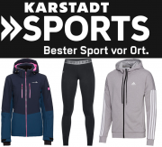 Nur heute 20% Rabatt auf Sportbekleidung im Karstadt Sports Shop