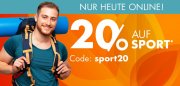 Nur heute 20% Rabatt auf Sportbekleidung und Sportausr&uuml;stung im Galeria Karstadt Kaufhof Shop