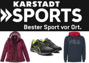 Nur heute 20% Rabatt auf Sportbekleidung und Sportschuhe im Karstadt Sports Shop