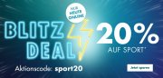 Nur heute 20% Rabatt auf Sportschuhe, -bekleidung und -ausr&uuml;stung im Galeria Karstadt Kaufhof Shop