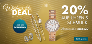 Nur heute 20% Rabatt auf Uhren und Schmuck im Galeria Karstadt Kaufhof Shop