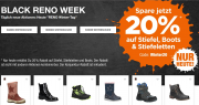 Nur heute 20% Rabatt auf Winterschuhe f&uuml;r Damen, Herren und Kinder im Reno Shop