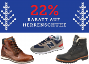 Nur heute 22% Rabatt auf alle Herrenschuhe bei Mirapodo