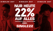 Nur heute 22% Rabatt auf alles inkl. bereits reduzierte Sale-Artikel bei Snipes