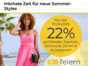 Nur heute 22% Rabatt auf Kleider, Taschen, Schmuck, Uhren und Accessoires bei Baur
