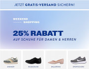 Nur heute 25% Extra-Rabatt auf alle Schuhe f&uuml;r Damen und Herren + gratis Versand bei Mirapodo