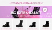Nur heute 25% Extra-Rabatt auf alle Stiefel & Stiefeletten + gratis Versand bei Mirapodo
