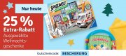 Nur heute 25% Extra-Rabatt auf ausgew&auml;hlte Weihnachtsgeschenke im MyToys Shop