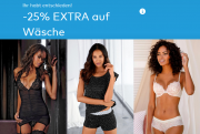 Nur heute 25% Extra-Rabatt auf das komplette W&auml;schesortiment im ABOUT YOU Shop