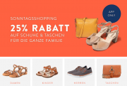 Nur heute 25% Extra-Rabatt auf Schuhe und Taschen f&uuml;r Damen, Herren und Kinder in der Mirapodo App