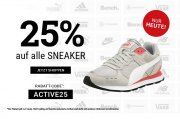 Nur heute 25% Rabatt auf alle Sneaker excl. reduzierte Ware im Roland-Schuhe Shop