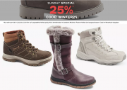 Nur heute 25% Rabatt auf ausgew&auml;hlte Schuhe f&uuml;r Damen, Herren und Kinder bei Deichmann
